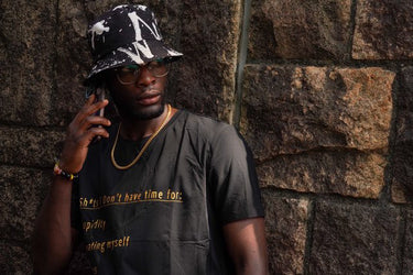 Blunt Mood Graphic Tee – Black Gold Print - KOKOU