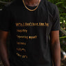 Blunt Mood Graphic Tee – Black Gold Print - KOKOU