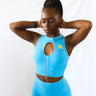 Summer Active 2‑Piece Set – Women’s Crop Top & Shorts - KOKOU