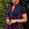 Women’s Short Sleeve Bodyfit Jumpsuit – High Intensity Training - KOKOU